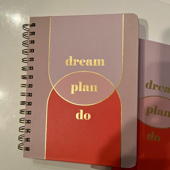 TWO Hardcover Writing Journals (dream plan do) - Set of TWO - New - Picture 2 of 9
